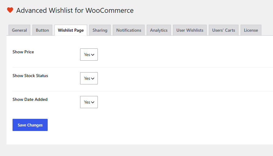 Advanced Wishlist for WooCommerce