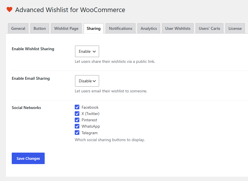Advanced Wishlist for WooCommerce