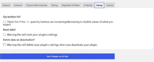 woocommerce products lists pro debug