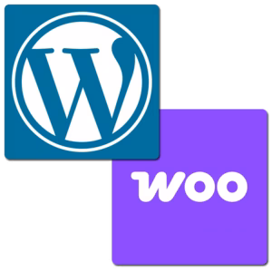 WordPress WooCommerce logos