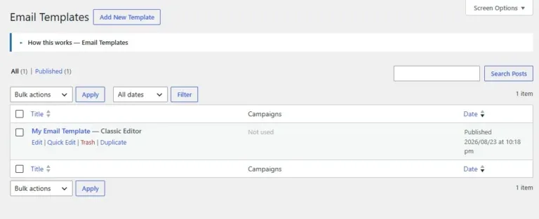 Amazing WordPress Newsletters email templates list