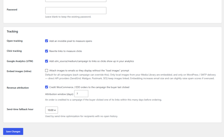 Amazing WordPress Newsletters tracking and bounces settings