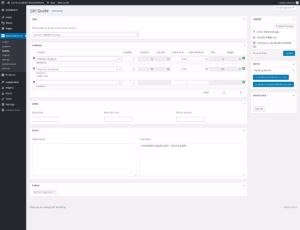 Cart to Quote Request for WooCommerce edit quote by admin