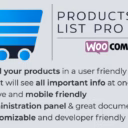 WooCommerce Products List Pro WordPress plugin