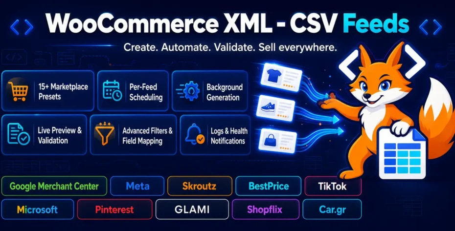 WooCommerce XML - CSV Feeds